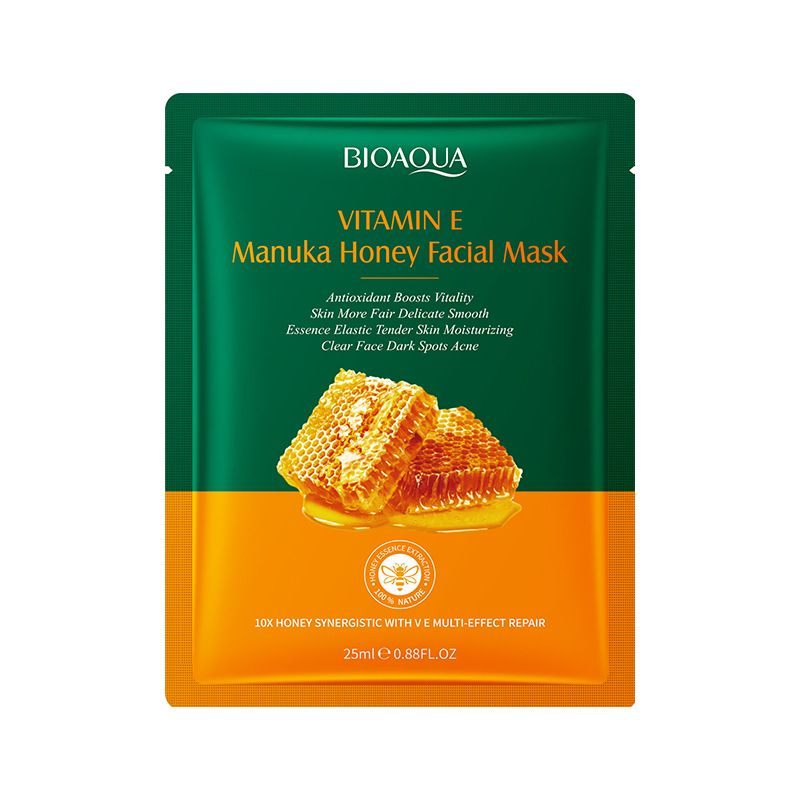 BIOAOUA Peptide Perilla Moisturizing Nutrition Mask 25g * 1 Piece, Hydrating And Desalinating Fine Line Mask_voghion.com