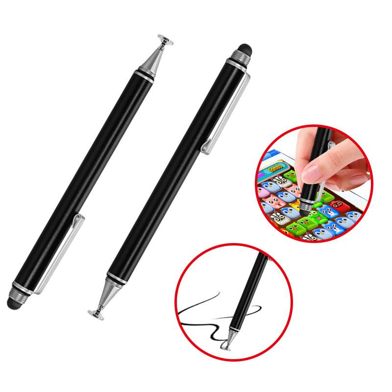 2 In 1 Stylus Pen For Phone Tablet Touch Pen for Drawing Capacitive Smart Pencil Universal Android Mobile Screen Thick Thin Pens_voghion.com