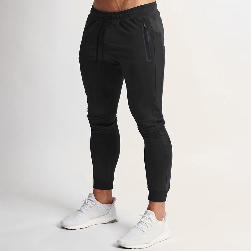 Spring Autumn Straight Leg For Sports And Leisure, Men's Knitted Loose Elastic Waist Pants, Pants_voghion.com