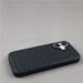 European And American Trendy Brand Black Cross-shaped IPhone 17 Promax Apple 16 Phone Case, Made Of Leather, 15mm Thickness, Shockproof Feature_voghion.com