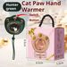 USB Hand Warmer With 2 Heat Settings - Compact Portable Pocket Warmer For Winter, Aluminum Heating Plate, 500mAh Built-in Battery, Gift Box Options_voghion.com