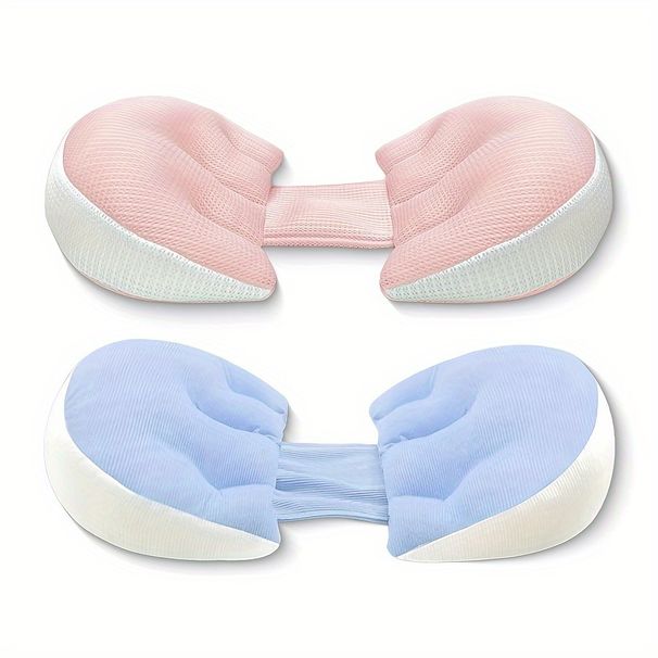 Adjustable U-Shaped Maternity Pillow - Medium Soft Polyester Fiber With Back, Lumbar & Belly Support - Multifunctional Pregnancy Sleeping Aid Cushion_voghion.com