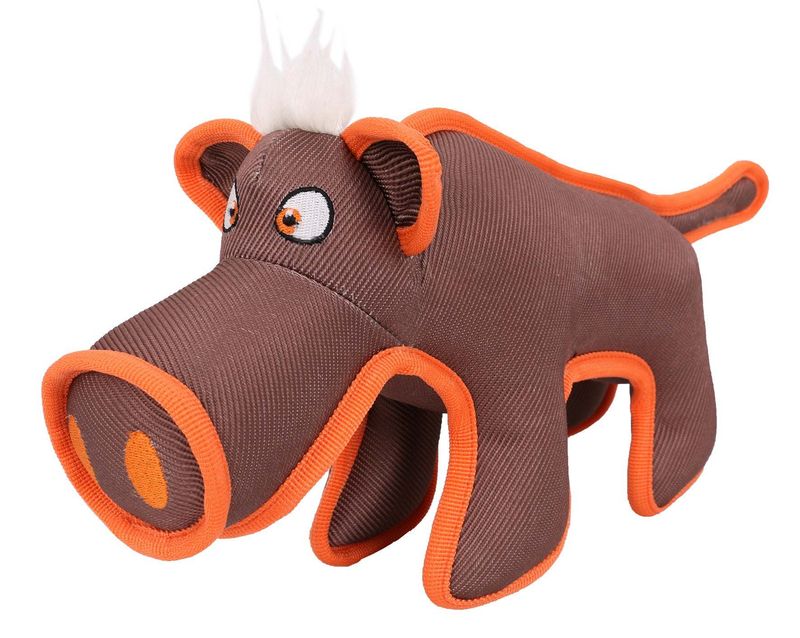 Pet Life Animal Dura-Chew Reinforce Stitched Durable Water Resistant Plush Chew Tugging Dog Toy_voghion.com