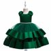 Vestito da principessa per mamma e bambini, gonna con fiocco e maniche, per bambine, costume da spettacolo_voghion.com