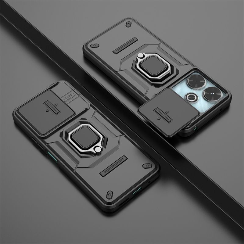 Armor Stötsäkert Skal För Xiaomi Redmi 13 4G Redmi 13C 5G Skyddande Skal Ring Magnetiskt Hållare Skal Fodral Capa_voghion.com