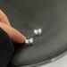 Sterling Silver Needle Bowknot 2023 New Trend Korean Style Elegant Simple Student Zircon Earrings_voghion.com