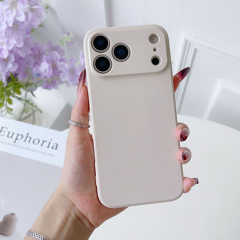 Geeignet für Samsung Android 17pm Silikon Präzisionslöcher Vollständige Abdeckung der Linse Material Flüssig Handyhülle_voghion.com