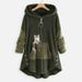 Women's hooded plus-size jacket_voghion.com
