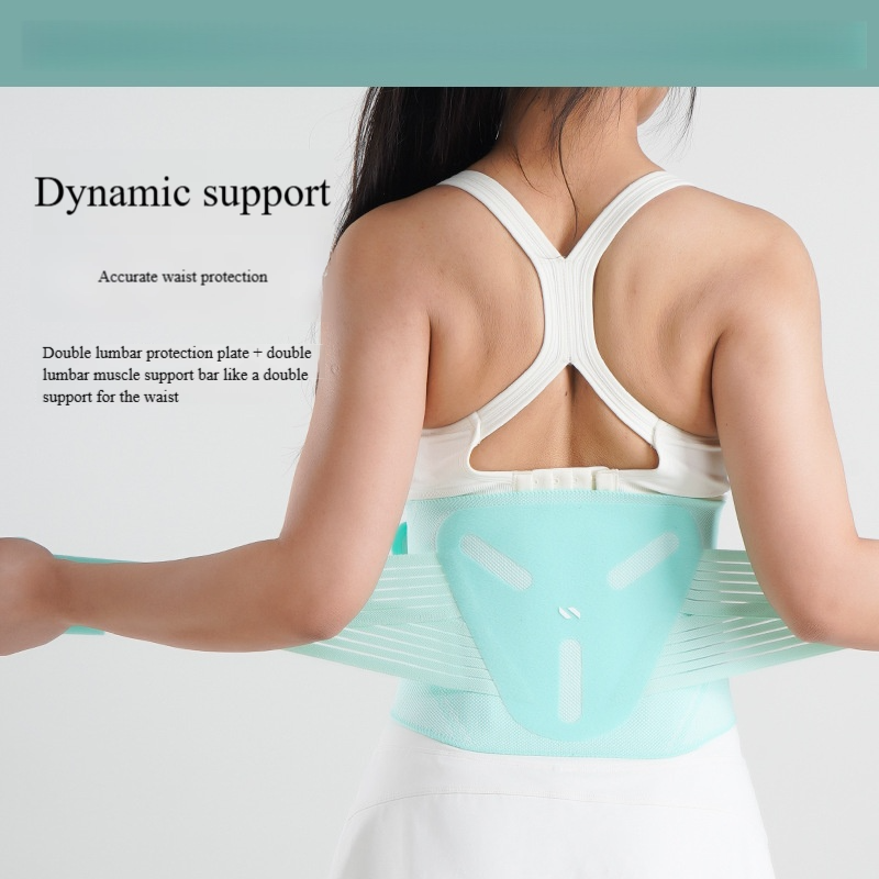 Ceinture de sport pour hommes et femmes – Support de compression respirant pour la course, les squats, le basket-ball et l'entraînement en salle de sport – Ceinture de soutien dorsal réglable_voghion.com