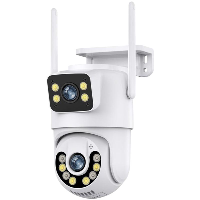 Outdoor HD Wireless Surveillance Camera Dual Screen Network Camera WiFi Kame_voghion.com