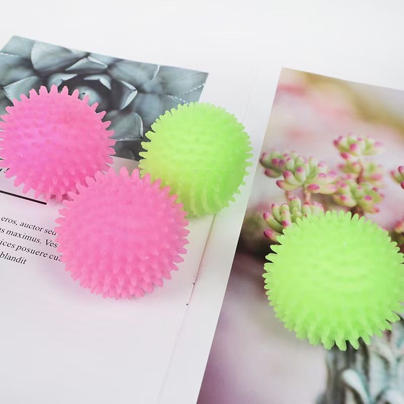 Stress Relief Ball 6.0 Burr Ball Fidget Squeeze Toy, TPR Soft Rubber Grape Squeeze Ball Anti-Anxiety Toy_voghion.com