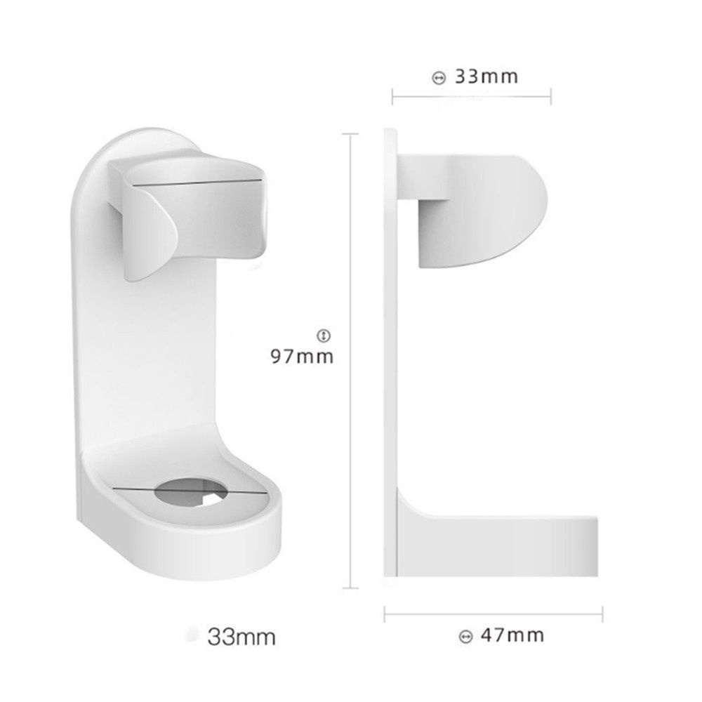 10er-Pack Halterungen für elektrische Zahnbürsten von Oral-B, Braun und Bayer – Wandmontierte Aufbewahrungsmöglichkeit für Zahnbürsten im Badezimmer_voghion.com