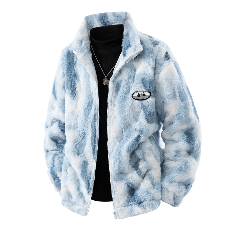Giacca invernale in lana d'agnello da uomo, calda e calda, con cappuccio imbottito in cotone, più cappotto in velluto e cotone spesso, marchio alla moda, imbottito in cotone_voghion.com