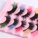Lash extension set 8 Pairs of Colored false eyelashes 8D Curling natural Eyelashes Stage makeup Show false eyelashes_voghion.com