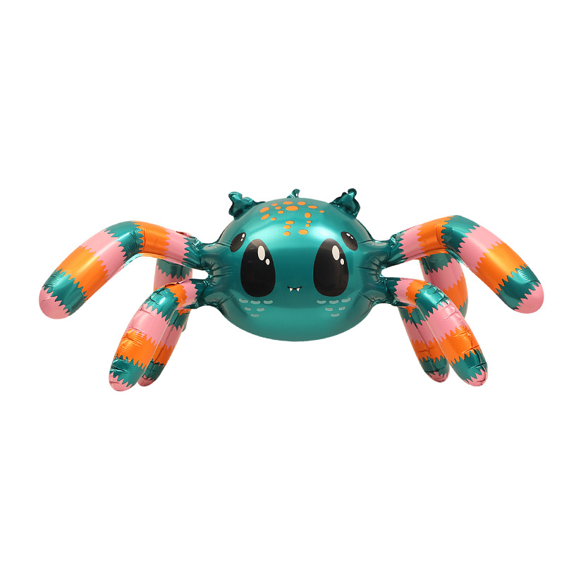 Home & Garden Birthday party decoration props balloon 4D three dimensional standing cute spider shape cartoon aluminum film large balloon non toxic_voghion.com