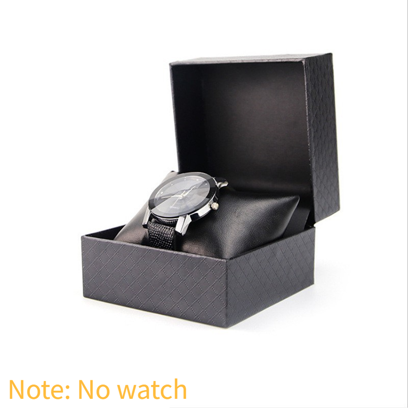 Frosted Pu Watch Box Flip Cover Watch Storage Box Packaging Box Jewelry Box Men's Watch Box Watch Box_voghion.com