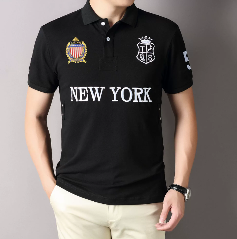 Men's Clothing [MetroPolo] Men's Slim Fit Polo - Premium Cotton | NYC-Inspired Design_voghion.com