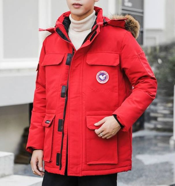 Ropa para hombre, 25 nuevos abrigos de invierno con estampado de letras, retro, holgados, con capucha, gruesos y cálidos._voghion.com