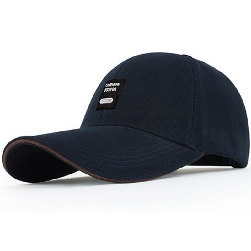 Hong Kong Brand Men Spring & Fall Baseball Hard Top Fashion Outdoor Protection Sun Hat Peaked Cap_voghion.com