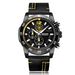Orologio sportivo da uomo MEGIR con cronografo, datario, lancette luminose, resistenza all'acqua fino a 30 m, cinturino in vera pelle, movimento al quarzo - Modello 2131G_voghion.com