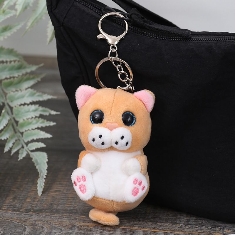 Armsad suurte silmadega küülik plüüsmänguasi väike ripats, viskamine nukukoti tarvikud väikese jänese nuku tüdruku kingitus_voghion.com