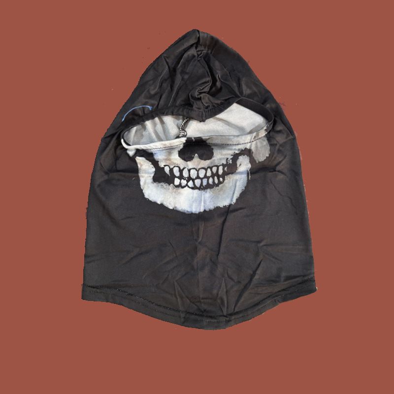 Maschera di Halloween per bicicletta da esterno più venduta, bandana con teschio fantasma MW2_voghion.com