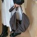 Women's Stylish Nylon Tote Bag With Zipper Closure, Lightweight And Spacious For Daily Use, Casual Crossbody Shoulder Bag In Black, Brown, Gray_voghion.com