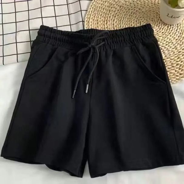 Männerkleeder Retro einfach einfarweg séier dréchent Shorts fir Männer a Fraen Summer dënn Trend locker Casual Sportshorts_voghion.com