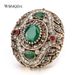 Vendite calde Vendite calde Türkiye Anello di fidanzamento indiano antico vintage da donna in oro grande, gioielli in stile boho, accessori 2024_voghion.com