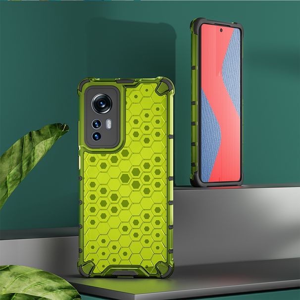 KEYSION põrutuskindel soomusümbris Xiaomi 12S Pro 5G 12 Lite läbipaistva kärgstruktuuriga telefoni tagakaas Xiaomi Mi 12 12X jaoks _voghion.com