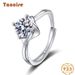 Tancise Classic Moissanite Anello in argento Gioielli da donna Promessa di nozze Regalo per feste_voghion.com
