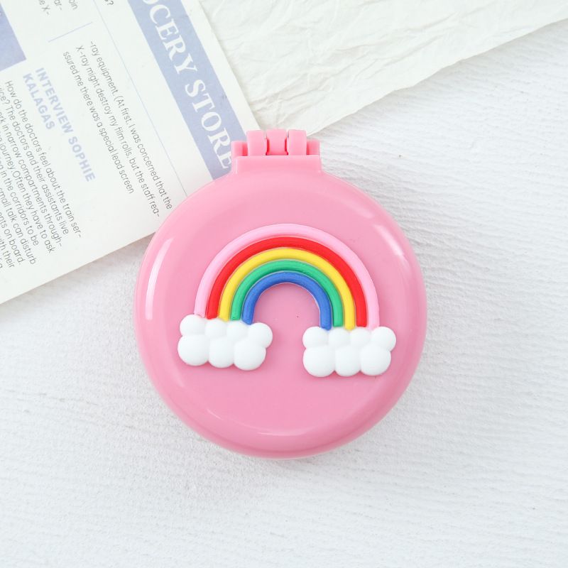 Cute Fairy Folding Air Bag Comb with Makeup Mirror_voghion.com
