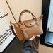Autumn and winter new dumpling dragon bags, Xiang niche single shoulder crossbody bag, high-end suede handbag_voghion.com