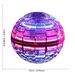 "Akıllı Hareket Kontrolü ve LED Işıklara Sahip Sihirli UFO Uçan Top - Çocuklar ve Gençler İçin Etkileşimli Dönen Oyuncak (Mavi/Kırmızı/Mor)"_voghion.com