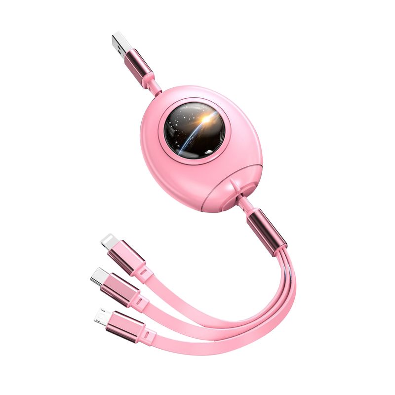 Kabel ładujący USB C 5A 3 w 1, odpowiedni do iPhone'a 14, 13, 12, 11 Max pro Kabel ładujący USB A na 8-pinowy mini C_voghion.com