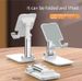 Metal mobile phone stand desktop multifunctional rotatable folding decompression stand tablet computer universal mobile phone stand_voghion.com
