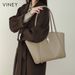 VINEY Tragetasche 2025 Neue Damentasche Schultertasche Pendlertasche Große Kapazität High-End-Mutter-Ledertasche_voghion.com