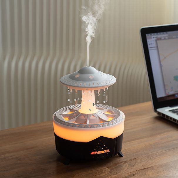 UFO Humidifier & White Noise Machine - Large Capacity Ultrasonic Diffuser With Essential Oil Tray For Home Relaxation_voghion.com