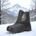 Schneestiefel 2025, Herren-Fleece-Angelschuhe mit Anti-Rutsch-Funktion, wasserdichte Stiefel, Autowaschgeeignet, lässiger Winterstil_voghion.com