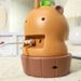 Internet-Berühmtheit Capybara wiederaufladbarer Bleistiftspitzer faltbar so süß Cartoon USB Desktop kleiner Ventilator Kinder_voghion.com