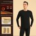 Black Gold Lock Temperature Graphene Thermounterwäsche für Herren und Damen Deutscher Thermoanzug aus Samt_voghion.com