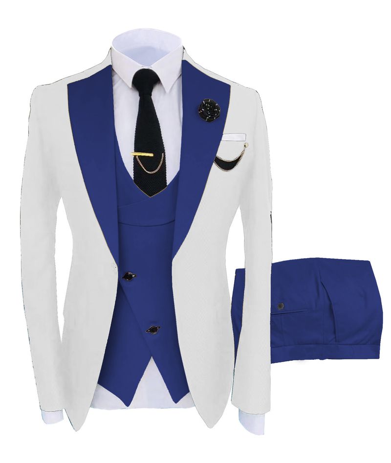 Roupas masculinas Ternos masculinos de três peças Ternos de desempenho Vestidos masculinos Terno de padrinho de casamento_voghion.com