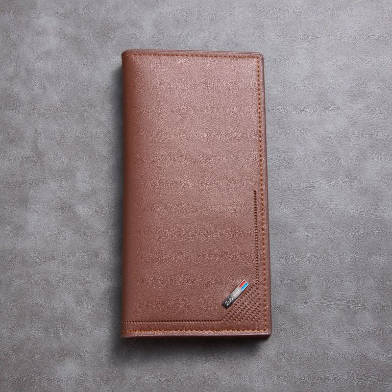 Herrepung, forretningspung, herrepung med lang klips, midaldrende og unge, multi-kort, stor kapacitet, moderigtig clutch._voghion.com