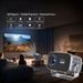A10 High Lumen Projector Home Bedroom Wall Projection Dual WiFi Bluetooth Android 13 Portable Mini Projection_voghion.com