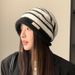 American Retro Winter New Wool For Women, Versatile, Warm, Ear Protection, Large Head Circumference, Face Slimming,_voghion.com