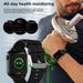 Nuovo Smart Watch T12PRO Schermo da 1,83 pollici Bluetooth Chiamata Zucchero Ossigeno nel sangue Sport Impermeabile Modello privato transfrontaliero Nessun ritardo_voghion.com