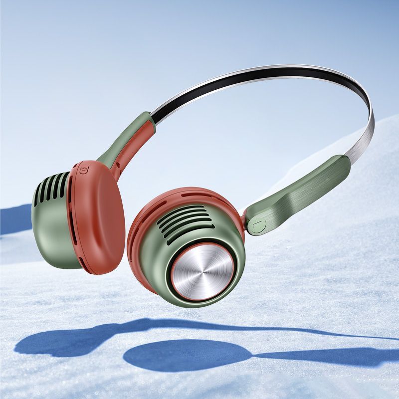 New USB Lazy Rechargeable Portable Handheld Silent Student Personal Cooling Neck Hanging Mini Fan 1_voghion.com