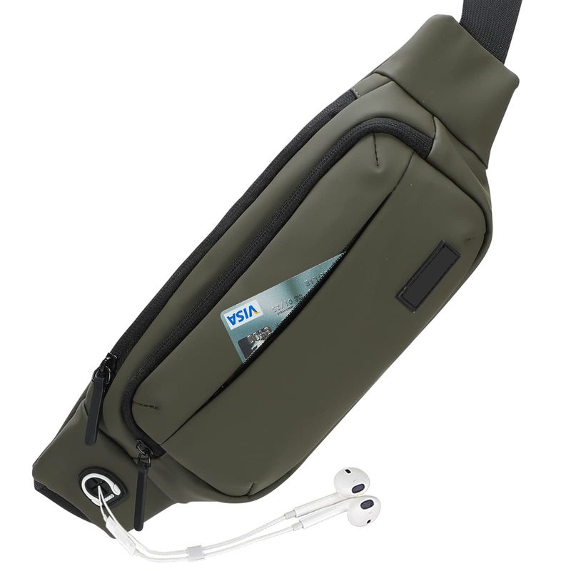 Marsupio sportivo Grande capacità Moda Casual Borsa a tracolla Borsa sportiva da petto Multifunzionale Alpinismo Cambia telefono cellulare Marsupio_voghion.com