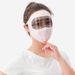 LazyZoom Dustproof Ear-Hanging Adjustable Sun Protection Mask With Breathing Holes And Lenses For Cycling Full Face_voghion.com