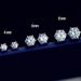 Six-Prong Moissanite Non-Removable Bone Stud Zircon Fine Needle Titanium Steel Hypoallergenic Screw Earrings Small Ear_voghion.com